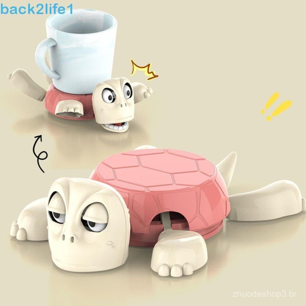 BACK2LIFE1 Almofada De Copo De Tartaruga , Brinquedos Peculiares , Olhos De Abertura De Pressão , Porta-Copos Entorpecid