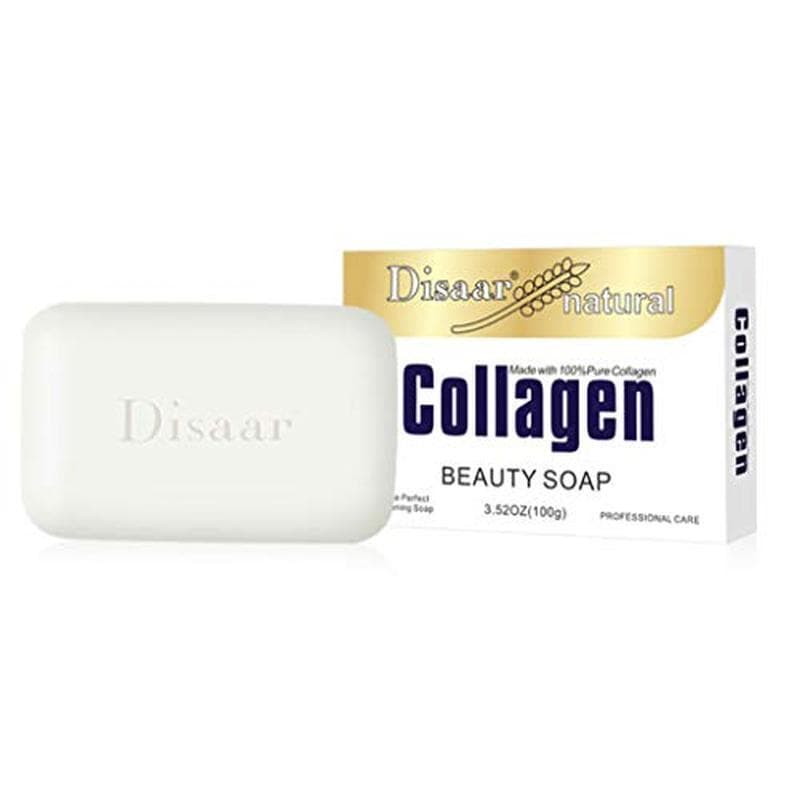 DISAAR Beauty Sabonete De Beleza Com Colágeno Para Pele Lisa Reduz Poros 100g