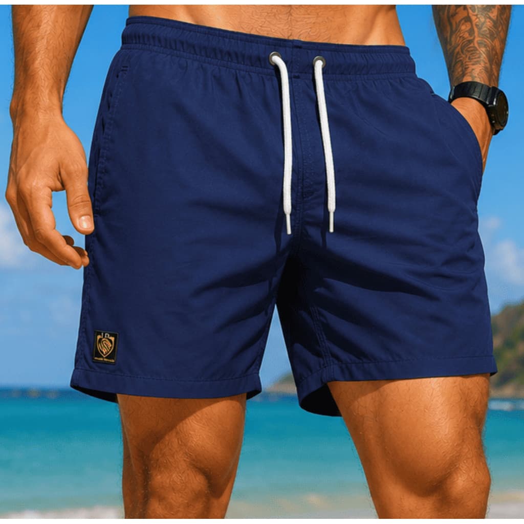 Short Bermuda Masculino Tactel com Elastano Praia Verão Piscina Casual