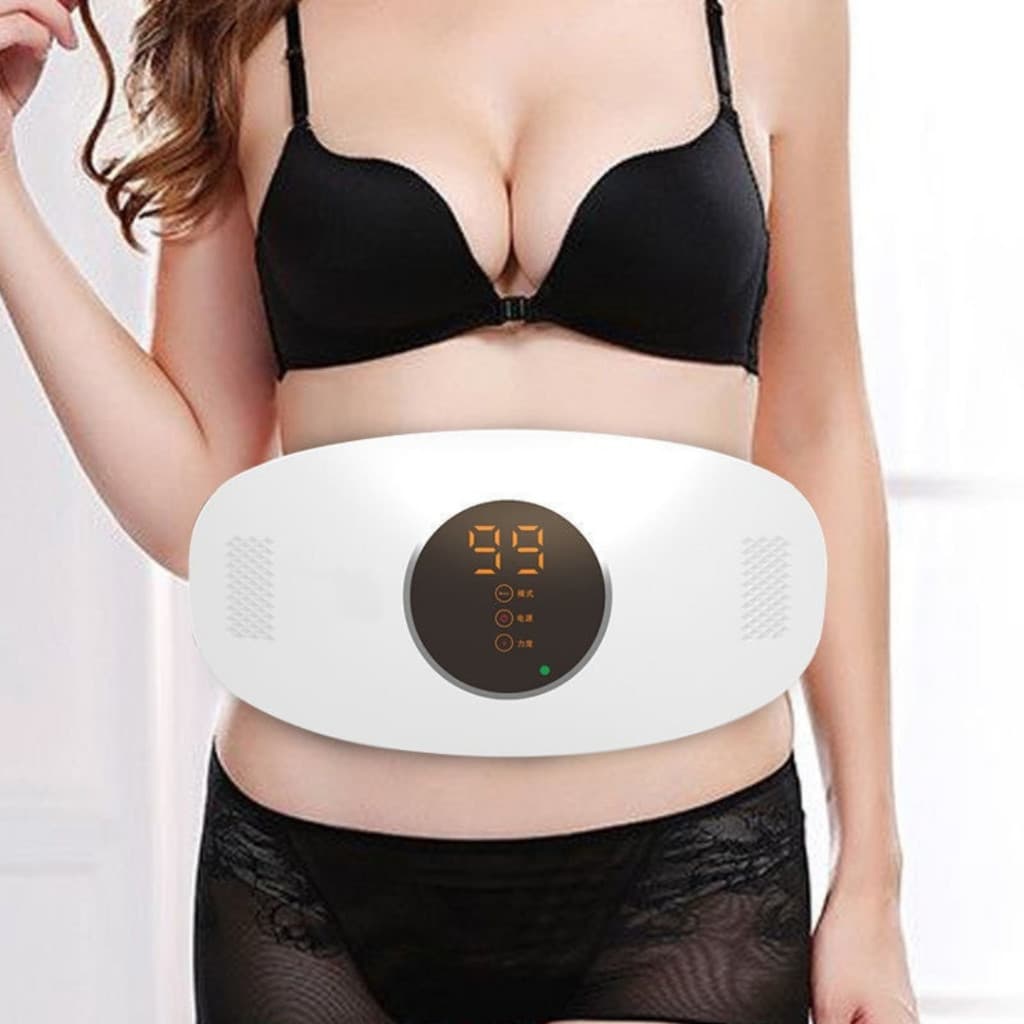 Cinto De Emagrecimento Elétrico Máquina Terapia Infravermelho Promover Digestão Vibração Abdominal Massageador MY MONKEY