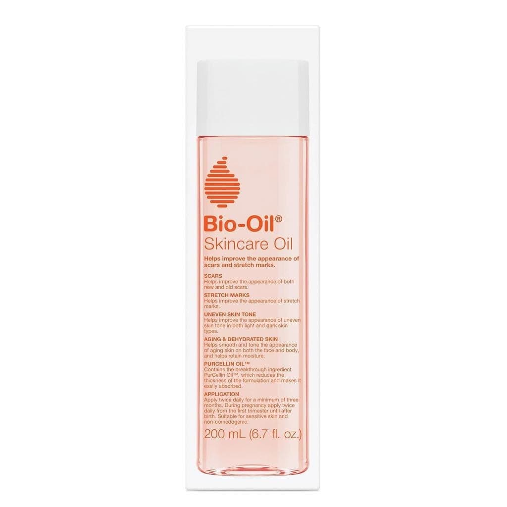 Bio-Oil sérum de óleo corporal, um hidratante facial e corporal contendo vitaminas E e A, adequado para cicatrizes, estr
