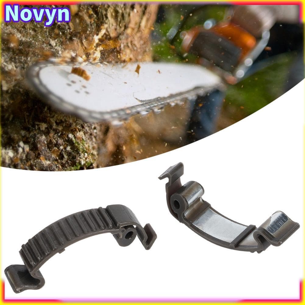 Novyn-br clipes de fivela para capa de motosserra, pacote de 2 clipes de cilindro, substituição superior, adequado para