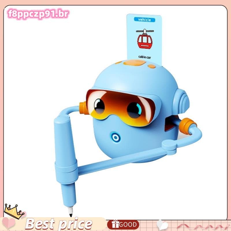Robô De Desenho Educacional Para Crianças , Brinquedo De Aprendizagem Interativo Iluminação Infantil B