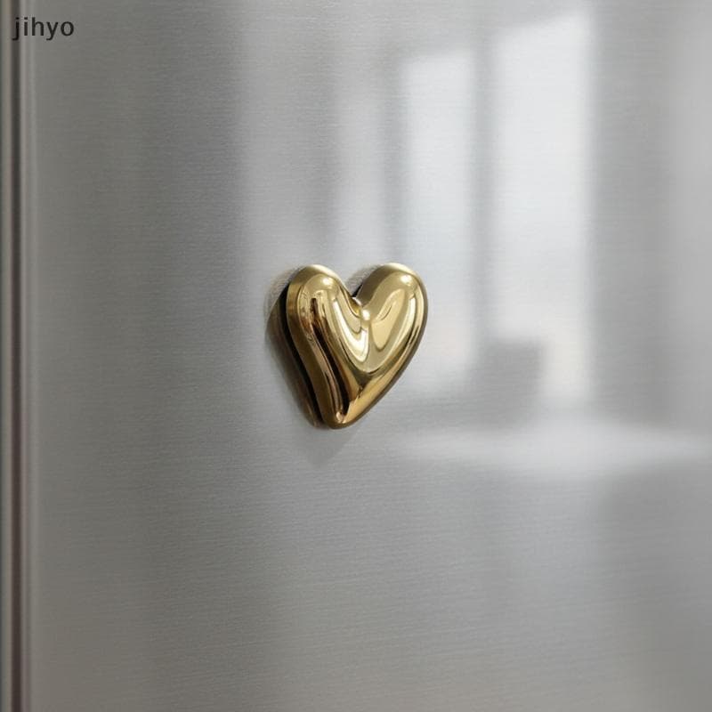 [jihyo] Ímãs De Geladeira Em Formato De Coração 9 Unidades , Lindo Presente De Decoração De Quadro Branco Para Escritóri