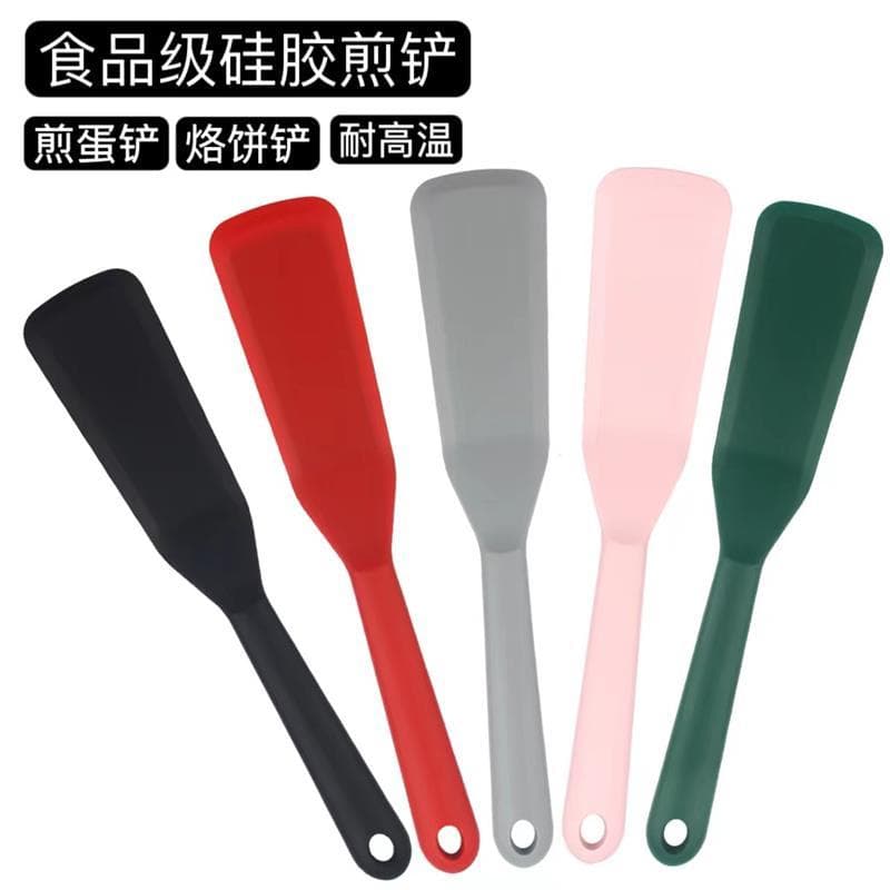 "Espátula japonesa de Silicone para omelete, espátula para panqueca, peixe frito, espátula antiaderente, tamanho pequeno