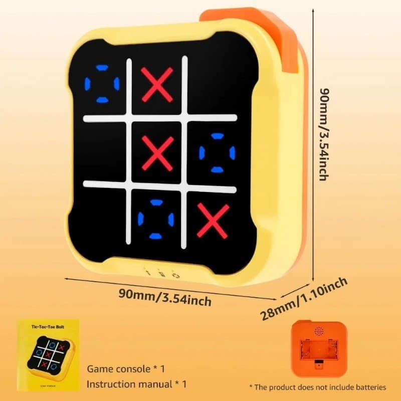 Jogo de Tabuleiro Eletrônico Multifuncional Tic-Tac-Toe Jogos de Tabuleiro Montessori Quebra-Cabeça Jogo de Xadrez Conju