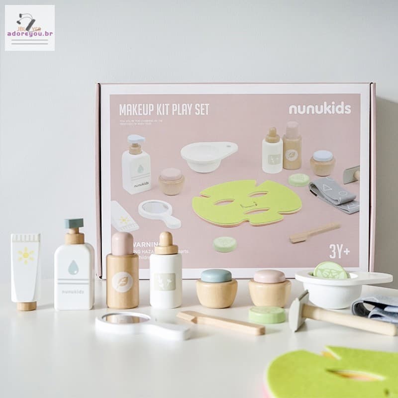 Conjunto De Máscara De Maquiagem Infantil – Brinquedo De Simulação Para Presente De Aniversário De Meninas