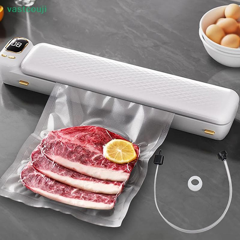 Máquina Automática De Selagem A Vácuo Vastcouji Com Bomba Seladora Externa De Alimentos Tubo De Mangueira br
