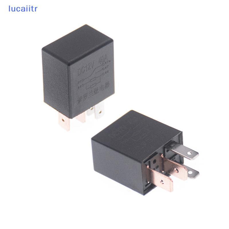 lucaiitr DC 12V 40A Corrente Nominal 1NO 1NC SPDT 4/5 Pinos Relé De Alarme Automotivo Para Carro 40 Amp BR