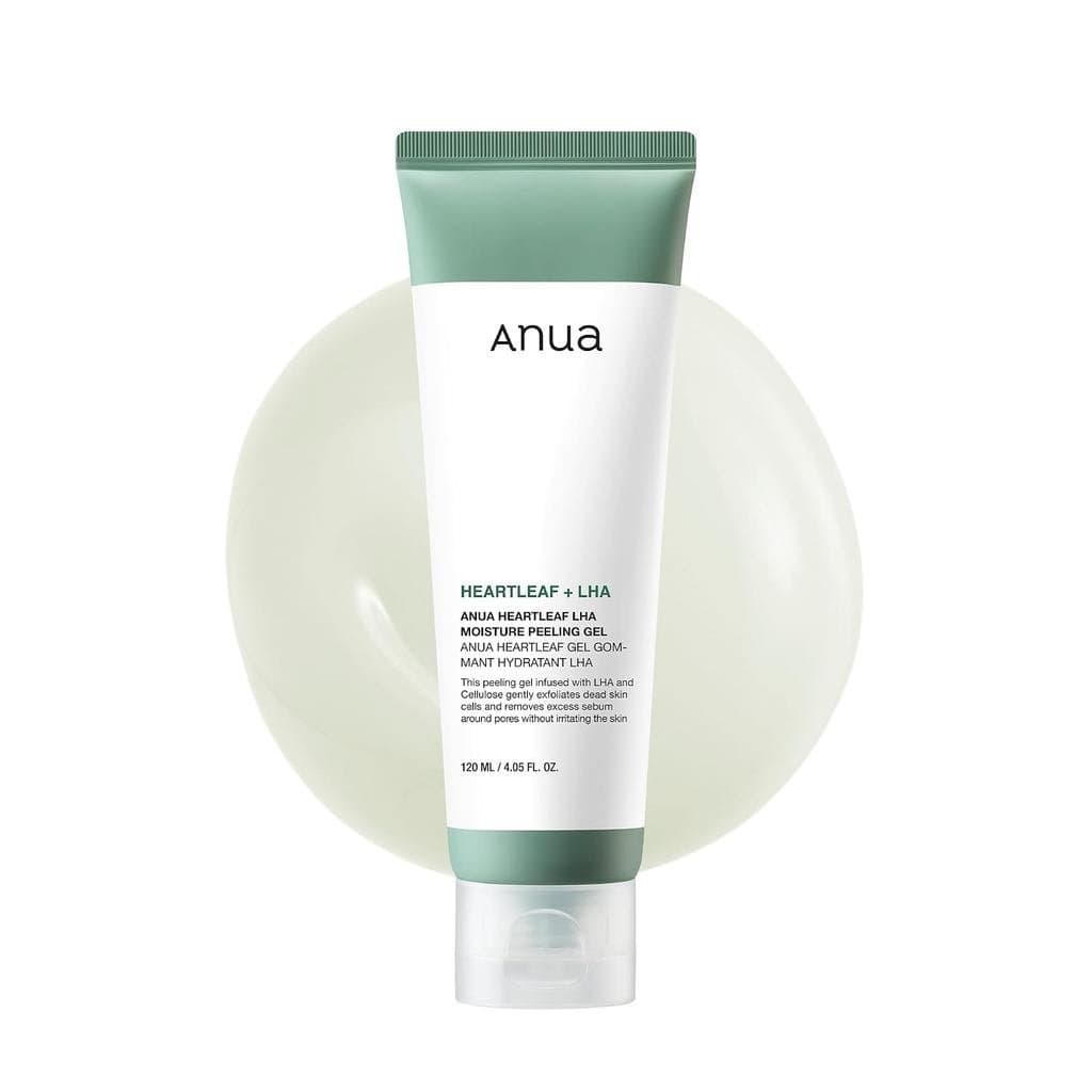 Anua Heartleaf LHA Moisture Peeling Gel, Esfoliação Suave, Peeling Facial Hidratante, Cuidado dos Poros, Remoção de