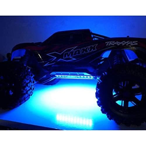 Sistema De Iluminação LED Com Luz De Chassi Azul Para Traxxas X-MAXX Em Escala 1/5