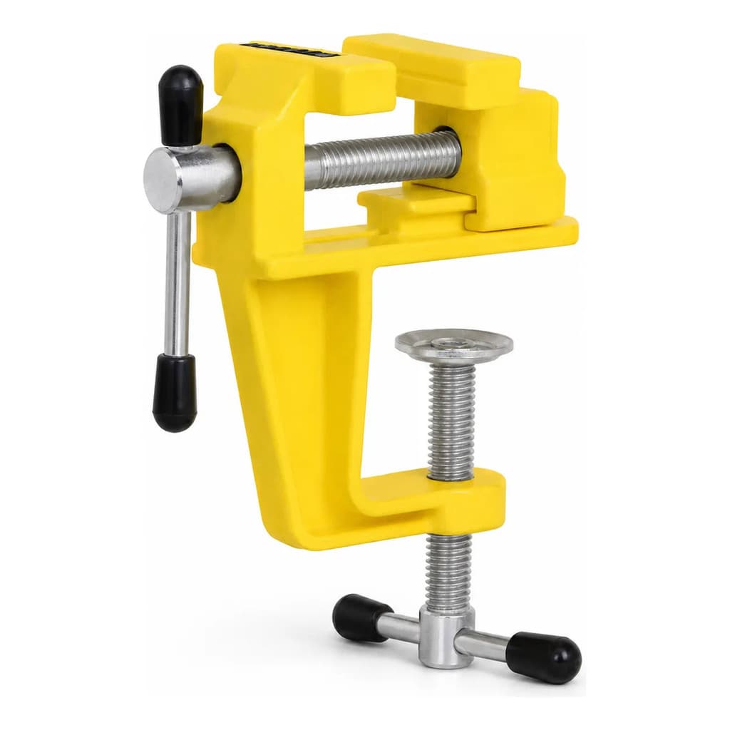 Mini Torno/Morsa de Bancada 30mm Precisão e Praticidade para Seus Projetos