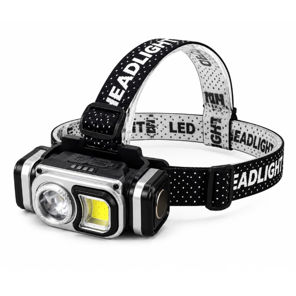 Lanterna De Cabeca Tática Led 500lm Camping Pesca Ciclismo Resistente