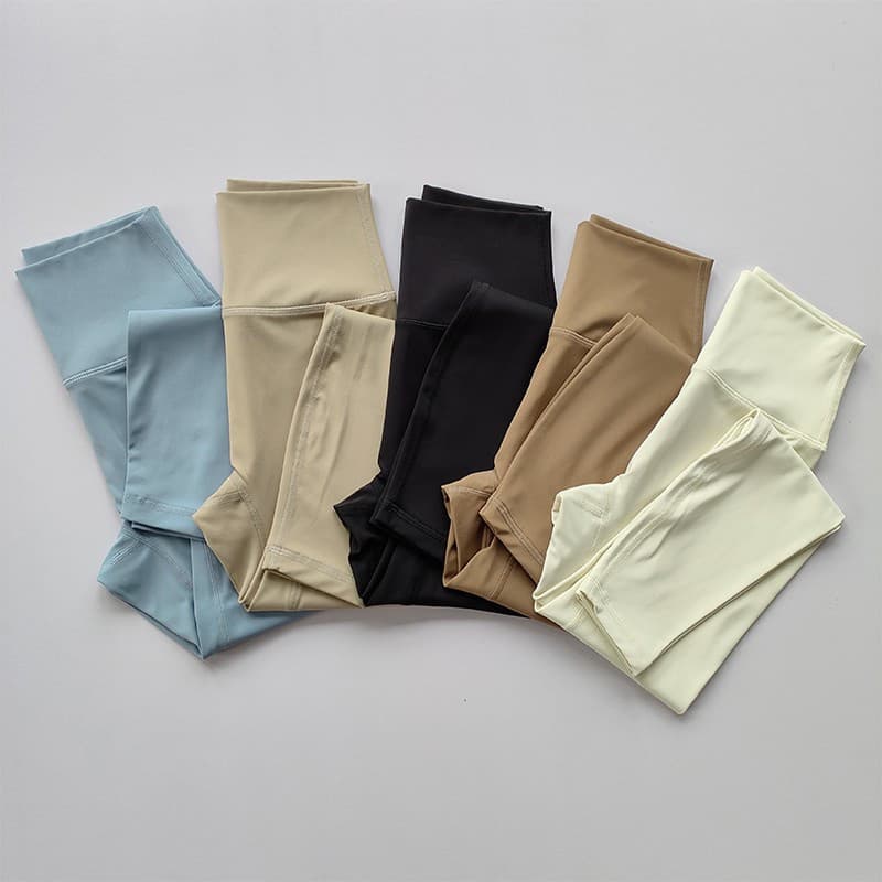 Leggings Esportivas Femininas de Alta Qualidade, Calças de Ginástica Elásticas de Cintura Alta ARYR