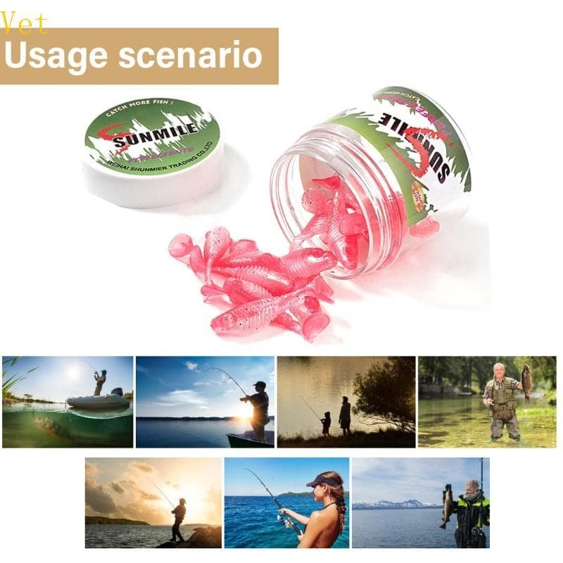Vet 20 Lotes Iscas Flutuantes Realistas Macias Natação Movimento Wobblers Artificiais