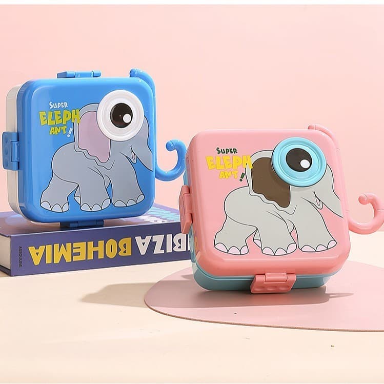 Lancheira Infantil Fruta Luz Comida Bento Box