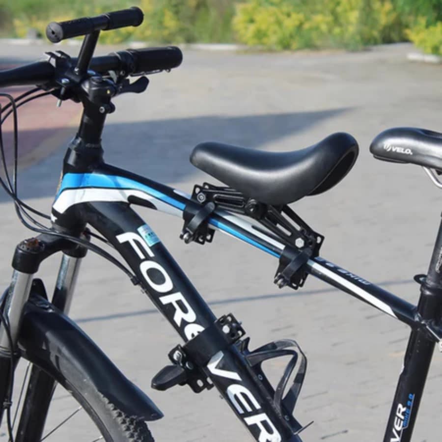 kit 3 Assento dianteiro para bicicleta de montanha infantil, acessórios para selim infantil de liberação rápida