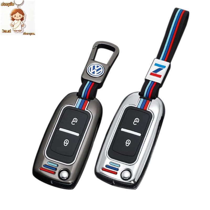 Capa para Chave de Carro VW para Amarok Saveiro G6 G7 Gol Polo Fox Golf Bora KFNY