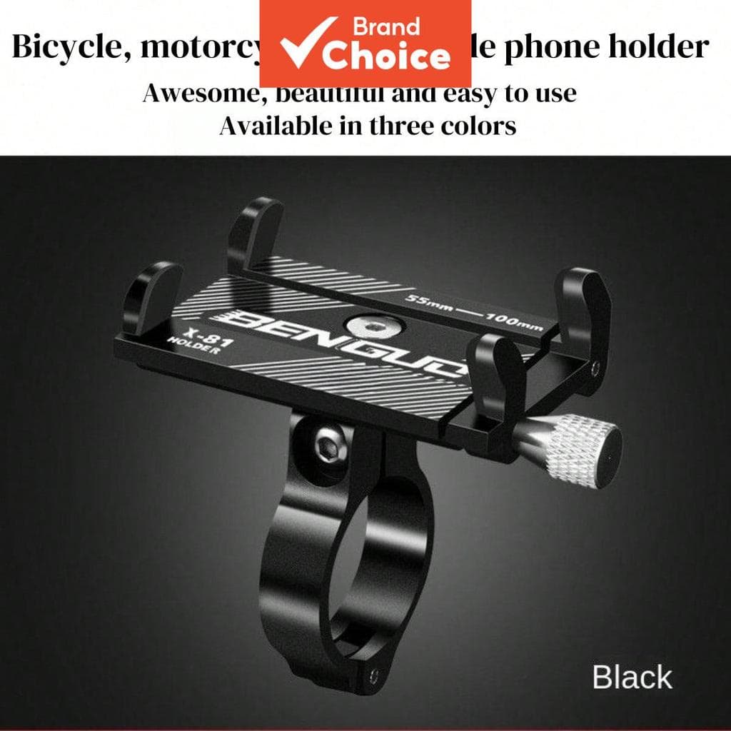 Suporte Universal para Celular de Motocicleta com Rotação 360° e Ajuste para Guidão de Motos, Scooters Elétricas e