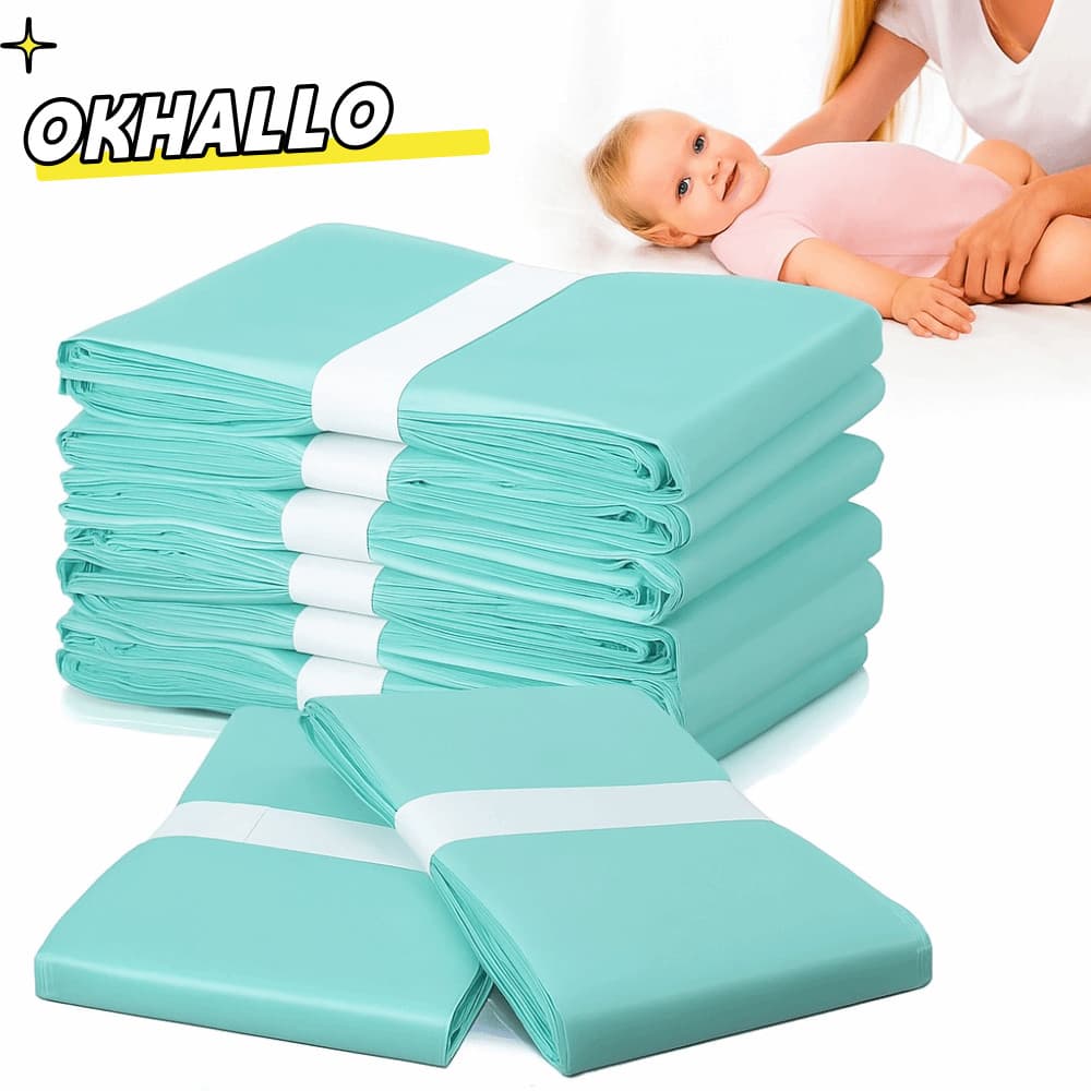 Recargas De Lixeira OKHALLO , Sacos De Lixo Duráveis Resistentes A Rasgos De Fraldas De Bebê Engrossados