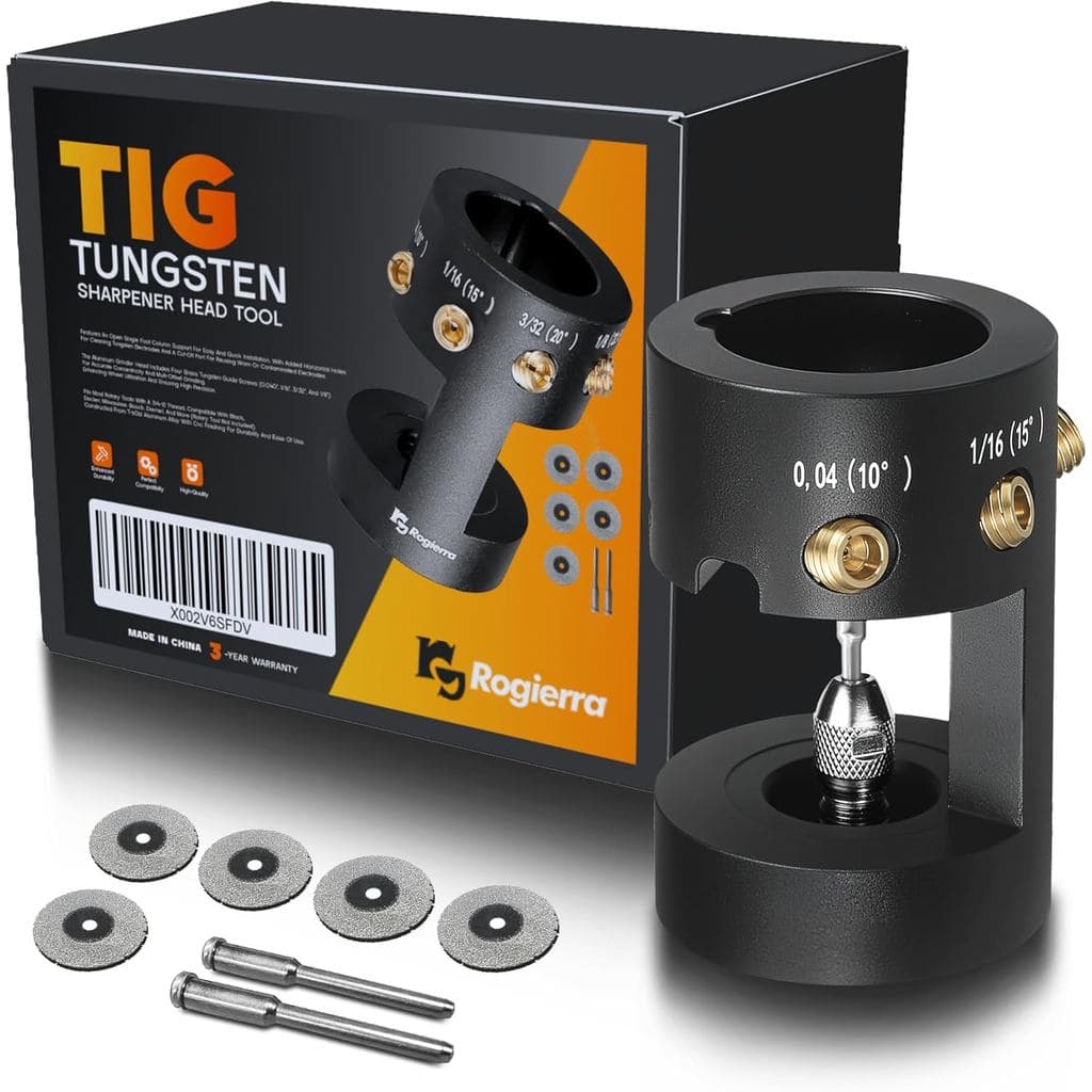 Ferramenta de Afiação de Eletrodos de Tungstênio TIG, Compatível com Ferramenta de Soldagem TIG, Multiângulo com 4 Ranhu