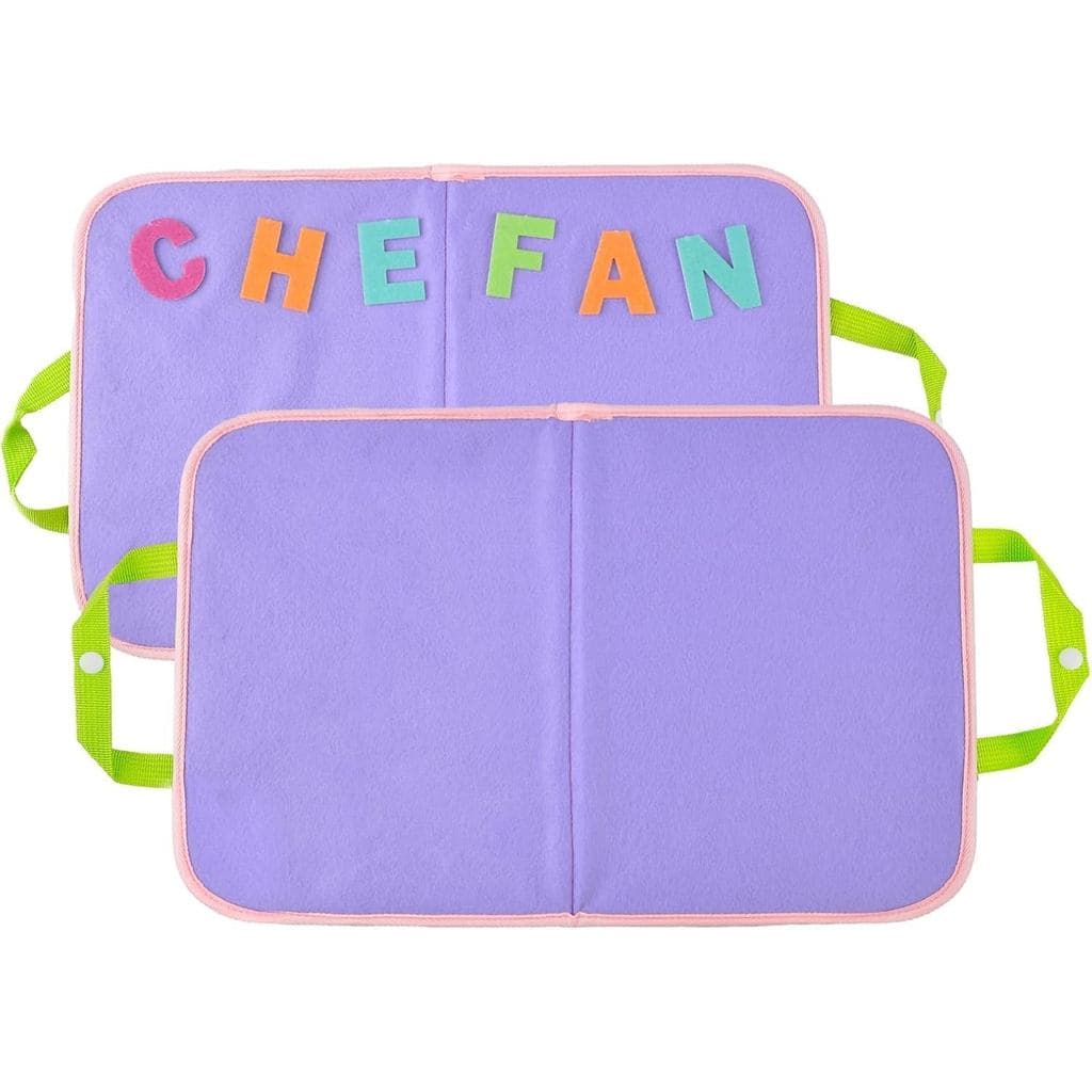 CHEFAN Conjunto de 2 Painéis de Feltro para Crianças, Painel de Histórias Portátil para Viagens, Kits de Atividades Pré-