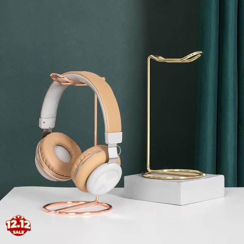 Suporte Portátil Para Fone De Ouvido-Rack Elegante Com Base Estável PC De Escritório