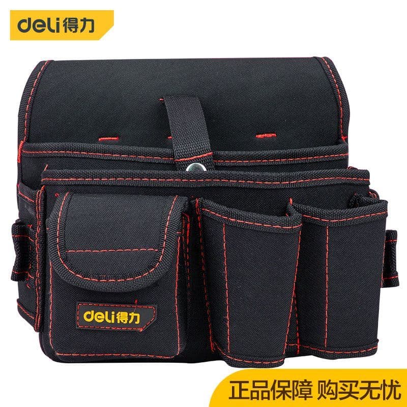 Bolsa de cintura para ferramentas poderosas, pano de poliéster, extra grosso, resistente ao desgaste, bolsa de ferrament