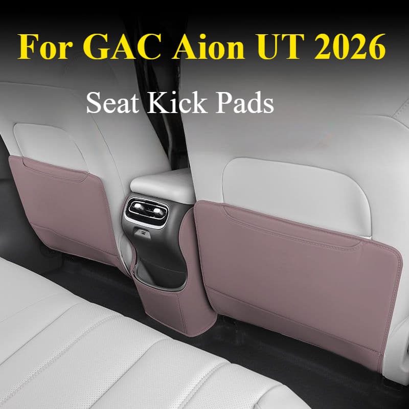 Para GAC Aion UT Seat Kick Pads Textura De Padrão De Diamante Estilo De Aderência Aprimorado E Durabilidade