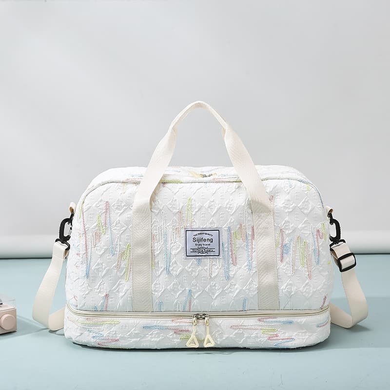Bolsa de viagem de grande capacidade, separação seca e úmida, Fitness, treinamento, bolsa mensageiro hr