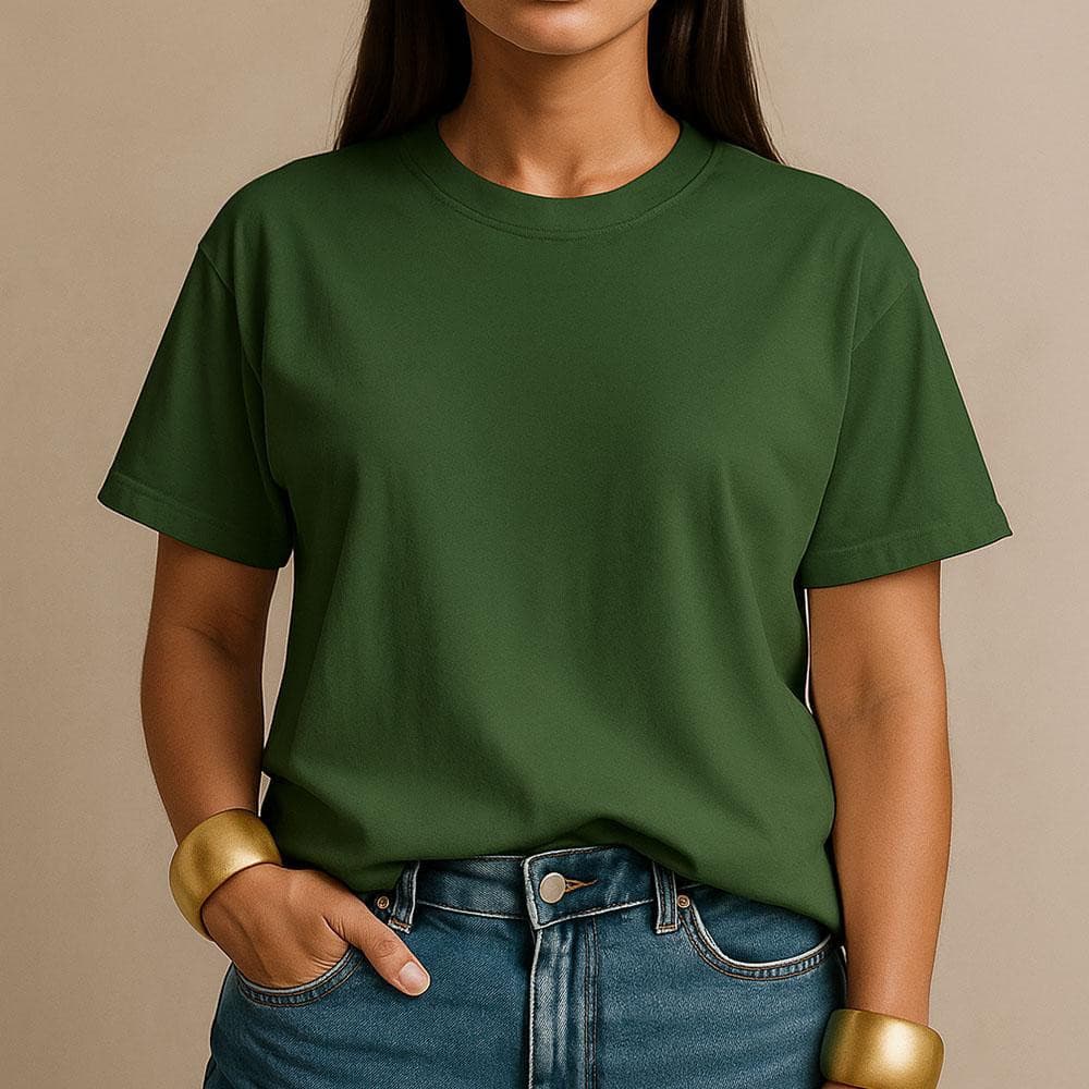 Camiseta Lisa Feminina 100% Algodão Conforto Moda Casual Dia a Dia Trabalho Academia Moda Estilosa