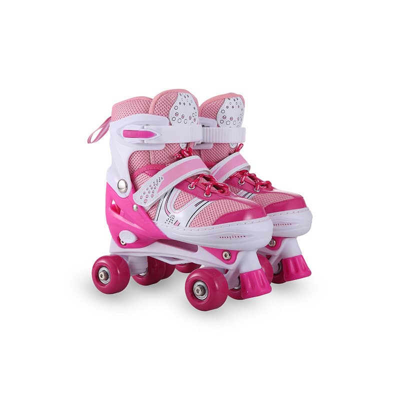 Patins de fileira dupla patins infantis tamanho ajustável cores múltiplas opções patins 8.12