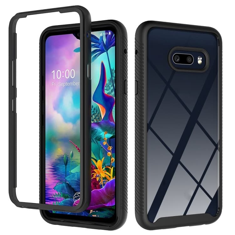 Estoque Pronto Para LG V50S ThinQ 5G/G8X Starry Sky Série De Cores Sólidas PC À Prova De Choque + Capa Protetora TPU