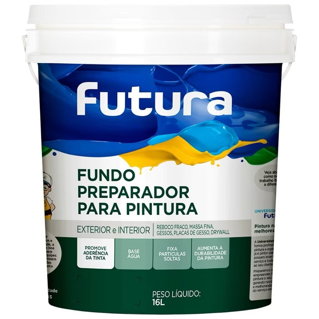 Fundo Preparador para Pintura Futura 16L