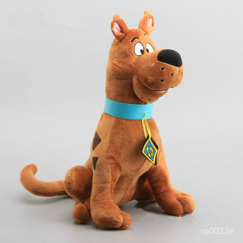 Brinquedo de pelúcia Scooby-Doo de 35cm, boneco Dandy marrom, presente de pelúcia do filme, almofada de cachorro animado