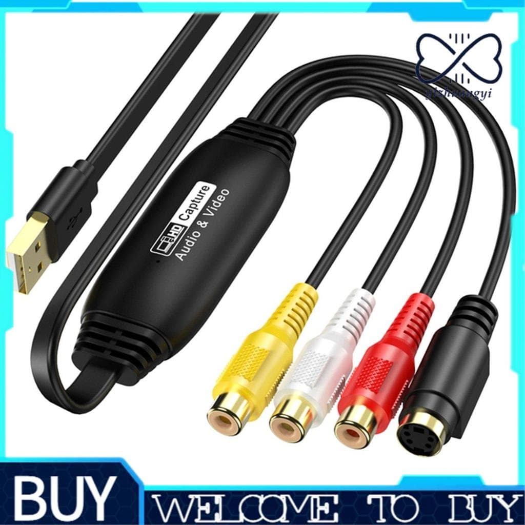 Captura De Vídeo USB Para Conversor Digital Placa De Áudio 2.0 Sistema De Suporte De TV DVD Fácil Instalação De Usar