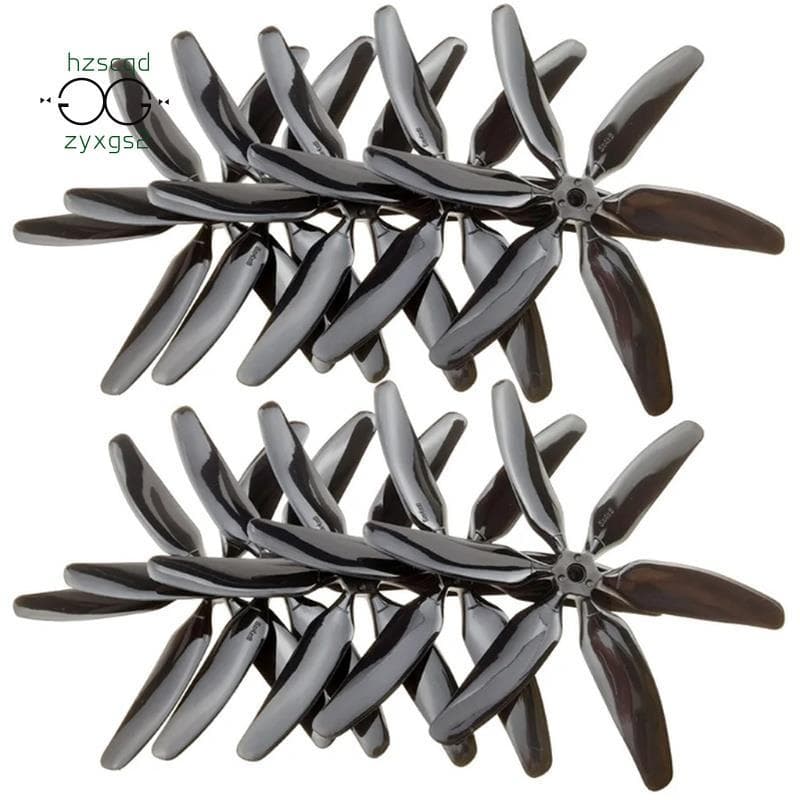 5 Pares/Lote 504060 5x4x6 6 Lâminas 5 Polegadas CW CCW Lâmina De Hélices Para FPV Quadcopter Racing Drone OA