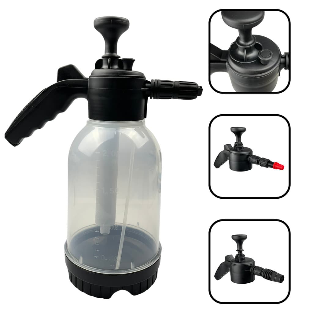 Pulverizador Gerador de Espuma Snow Foam Profissional Preto