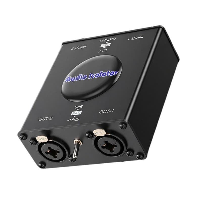 Caixa Isolante Estone Sound GroundLoop Para Interfaces De Mixagem De Gravação Usam 20Hz-25kHz