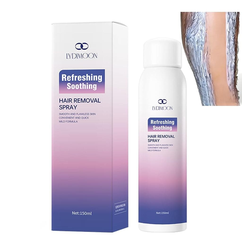 Spray Depilatório LYDIMOON para Pele Sensível, para Mulheres e Homens, Remoção de Pelos em 5 Minutos, Adequado para Linh