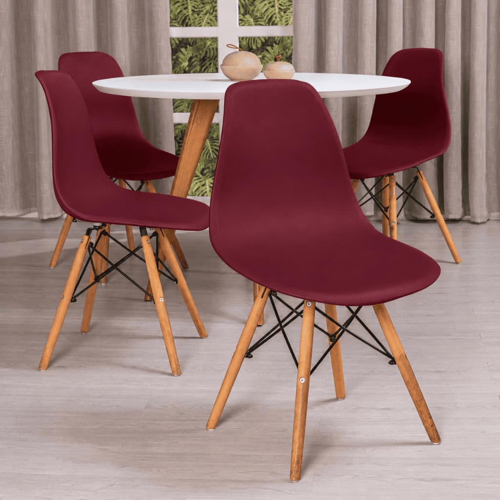 Capa Cadeira Charles Eiffel Eames Nordic Sala Cozinha