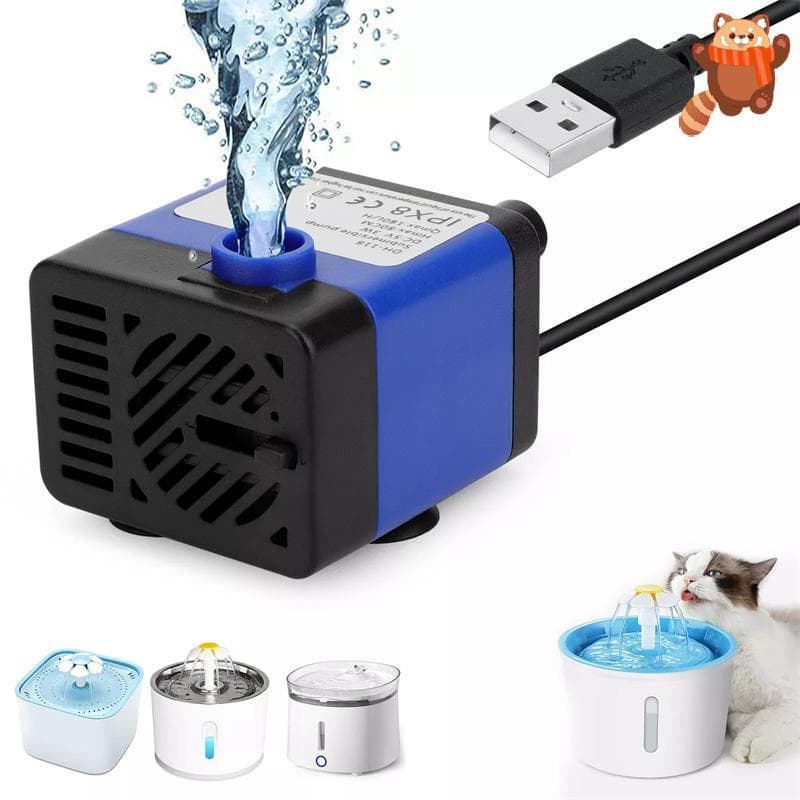 [AP] Mini Bomba De Água Submersível DC 5V USB Para Fonte De Animais De Estimação , Tanque De Peixes De Aquário , Lagoa ,