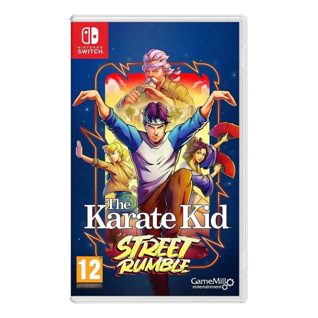 The Karate Kid: Street Rumble - Switch Versão Física Oficial | Daniel LaRusso Mr Miyagi Co-op 4 Jogadores Novo na Caixa