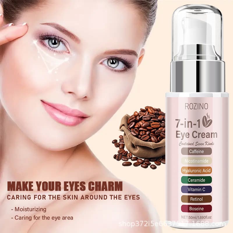 Creme para os Olhos 7 em 1 para Lifting e Firmamento Contém Cafeína, Niacinamida e Retinol para Criar Olhos Suaves e Pro