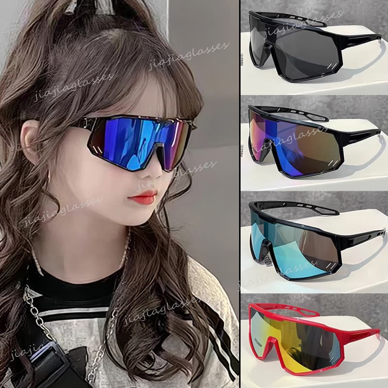 Óculos De Sol Quadrados Para Ciclismo , Esportivos De Armação Grande Meninos E Meninas , Crianças , Proteção UV