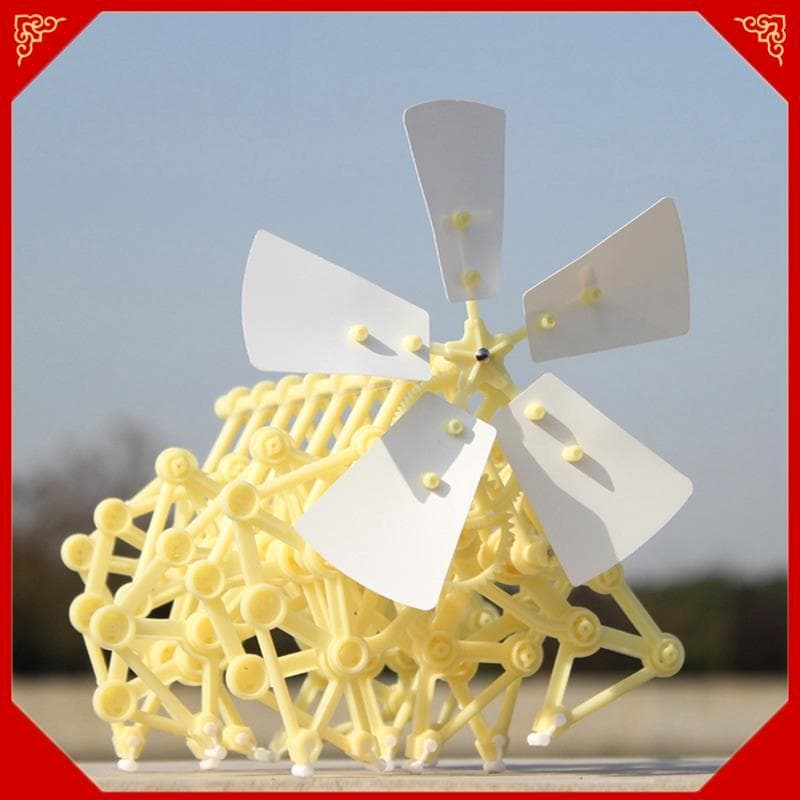 Mini Kit De Modelo Strandbeest (Potência Eólica DIY-Beast) , Interessante E Presentes Para Feriados De Aniversário , Fác