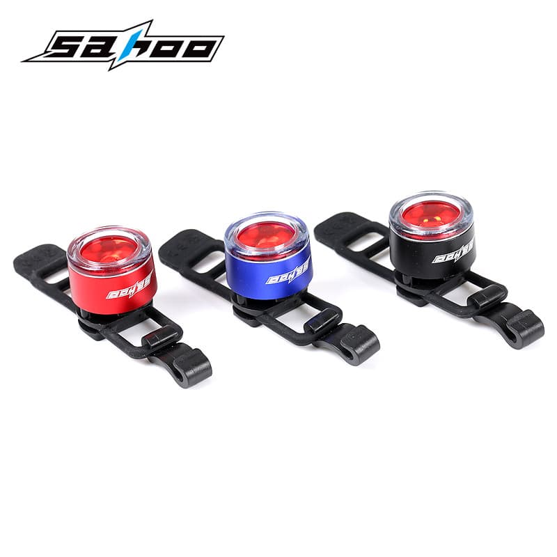 SAHOO Luz Traseira de Bicicleta Mountain Bike Road Bike LED Luz de Advertência de Segurança Ciclismo Dedicado Colorido L