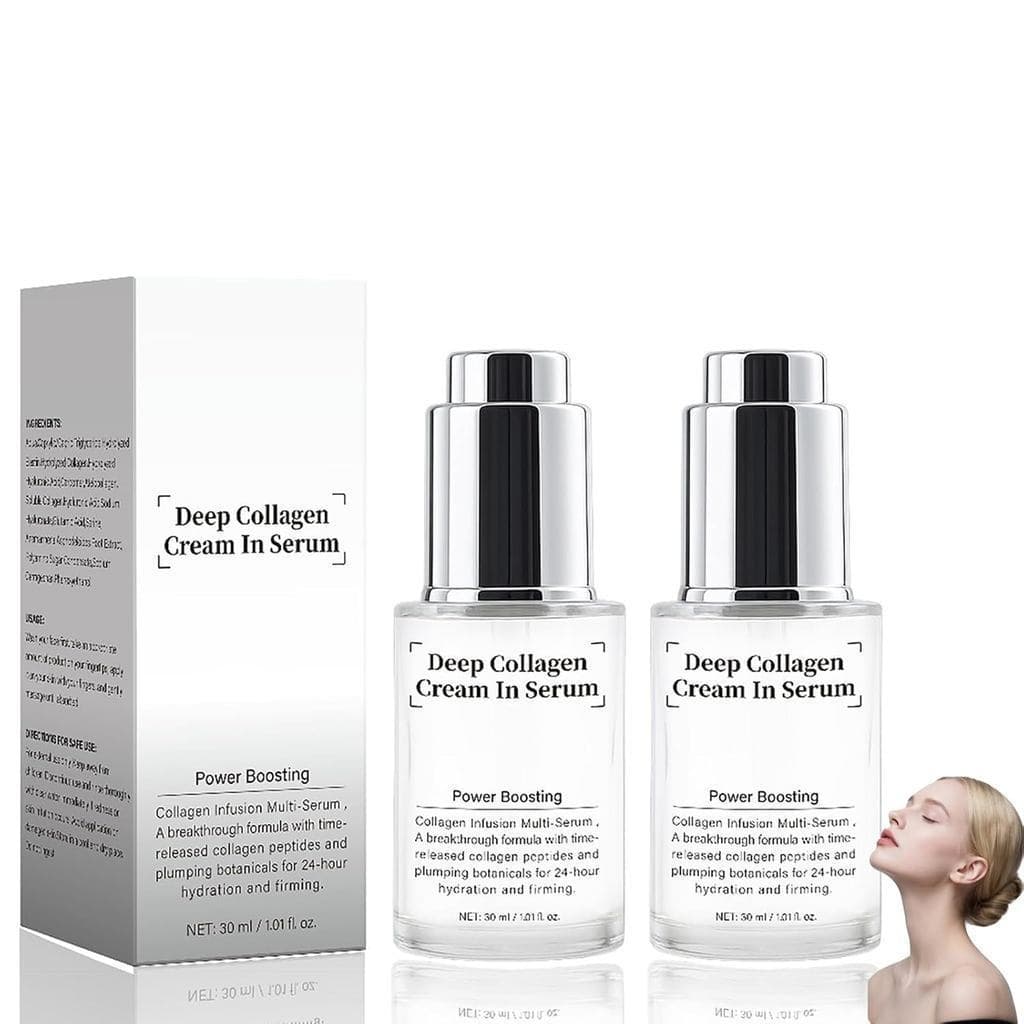 Colágeno profundo, colágeno, essência de colágeno, cuidado facial hidratante e rejuvenescedor, revitalização da pele, es