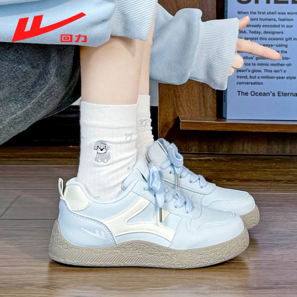 Puxar para trás sapatos femininos tênis de sola grossa feminino 2026 outono novo estilo tênis casuais All-Match tênis es