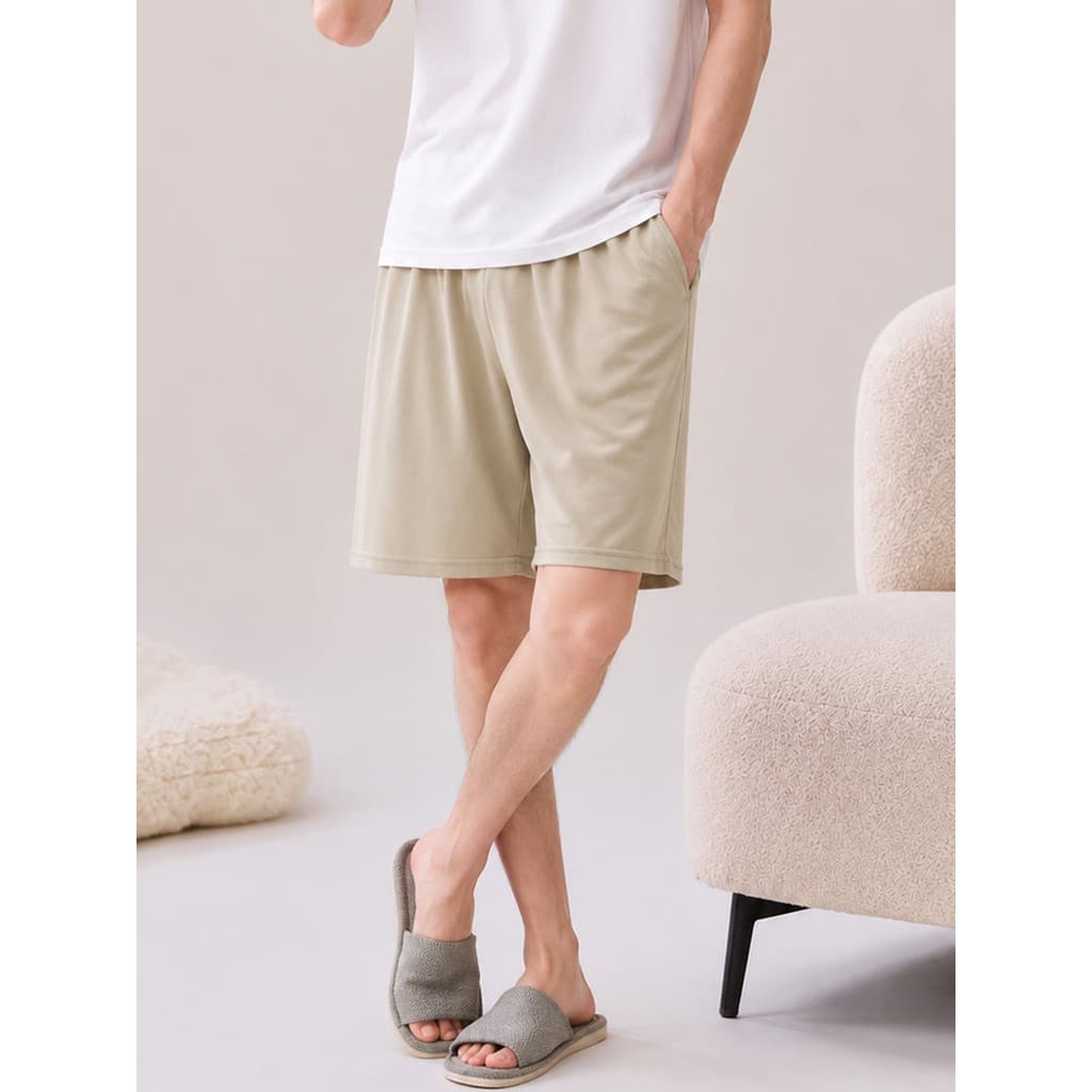 Calças de pijama masculinas verão puro algodão Shorts de algodão masculino feminino mesmo estilo calças de cinco pontos